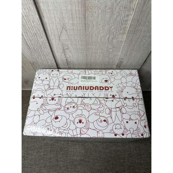 Fluffy Plush Bunny Stuffed Weighted Animal Toy 18" 3.5 Lbs By NiuNiuDaddy - Picture 6 of 10